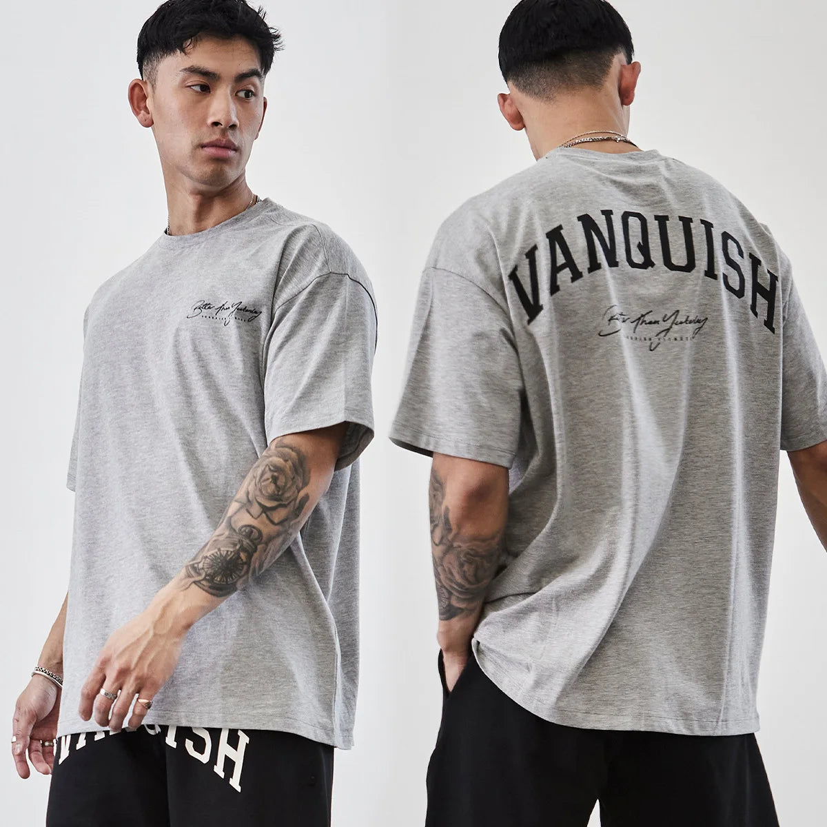 Camiseta Oversize Fitness Hombre
