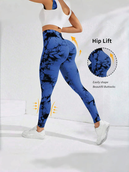 Mallas Seamless Tie-Dye Mujer