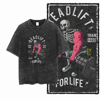 Camiseta Oversize deadlift gym
