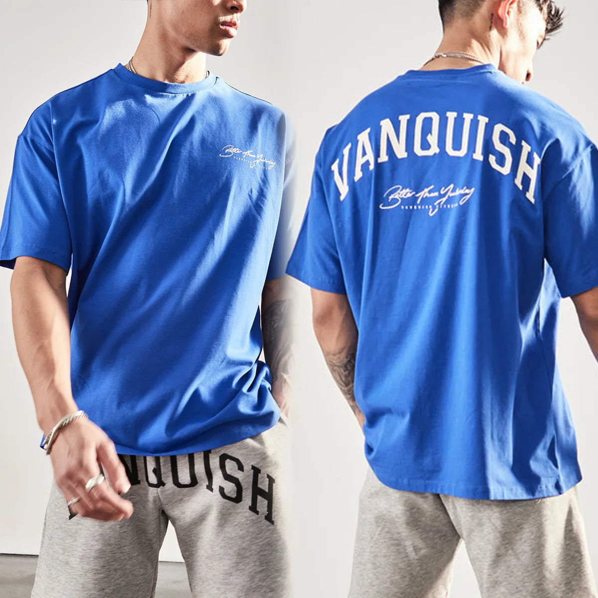 Camiseta Oversize Fitness Hombre