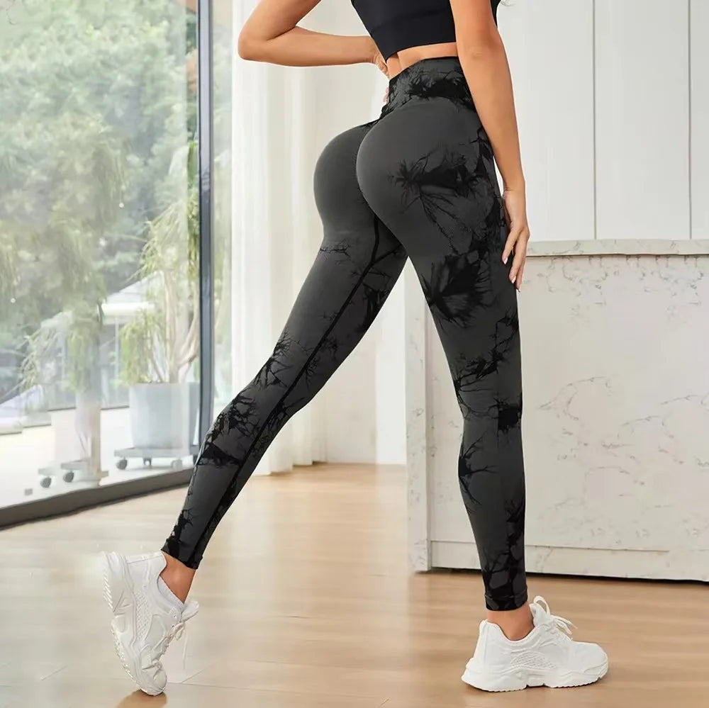 Mallas Seamless Tie-Dye Mujer