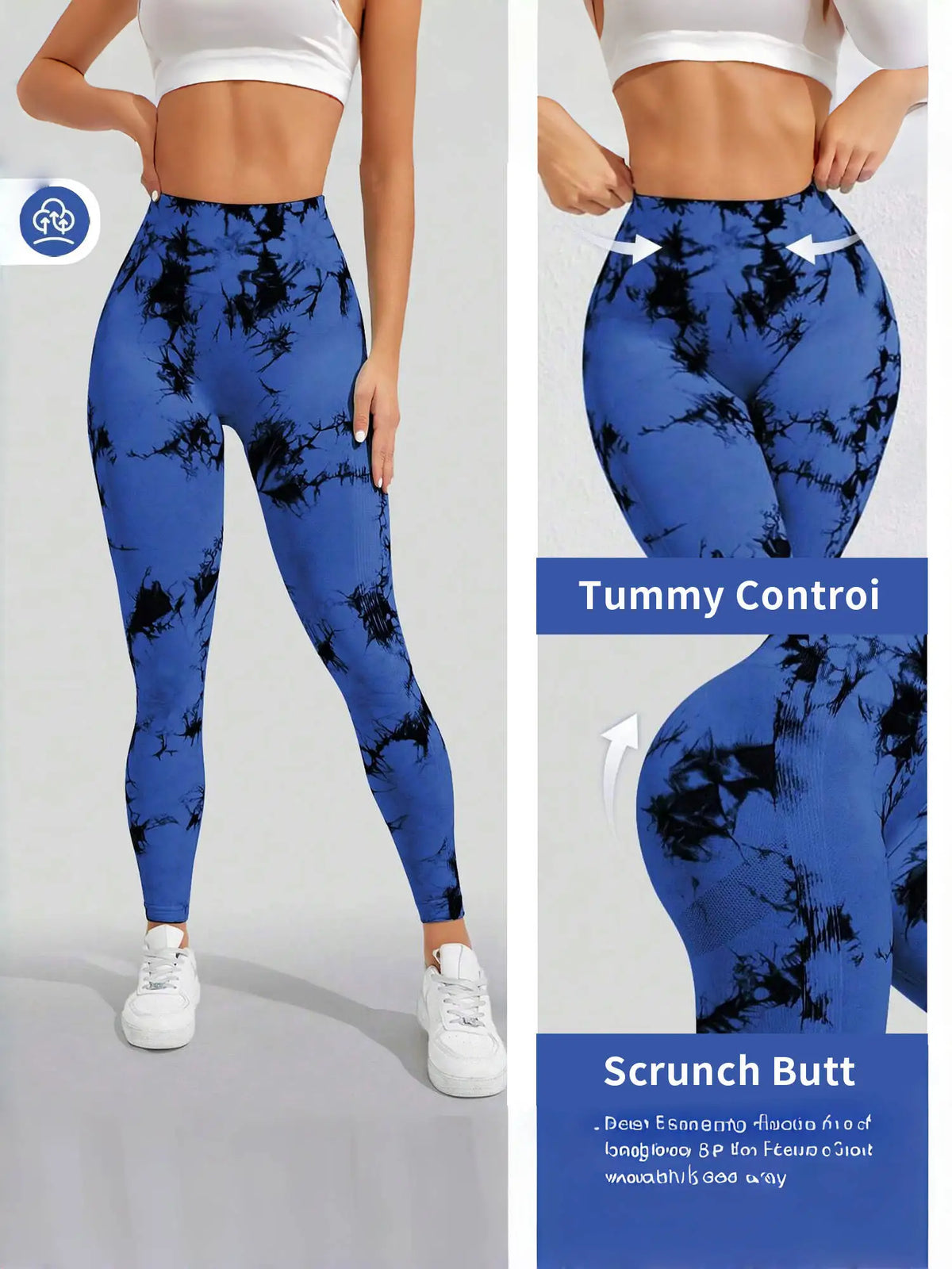 Mallas Seamless Tie-Dye Mujer