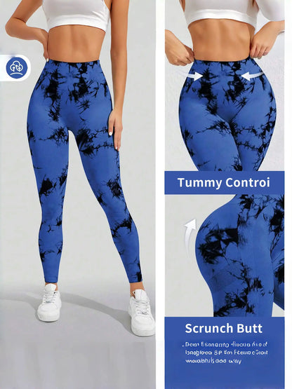 Mallas Seamless Tie-Dye Mujer
