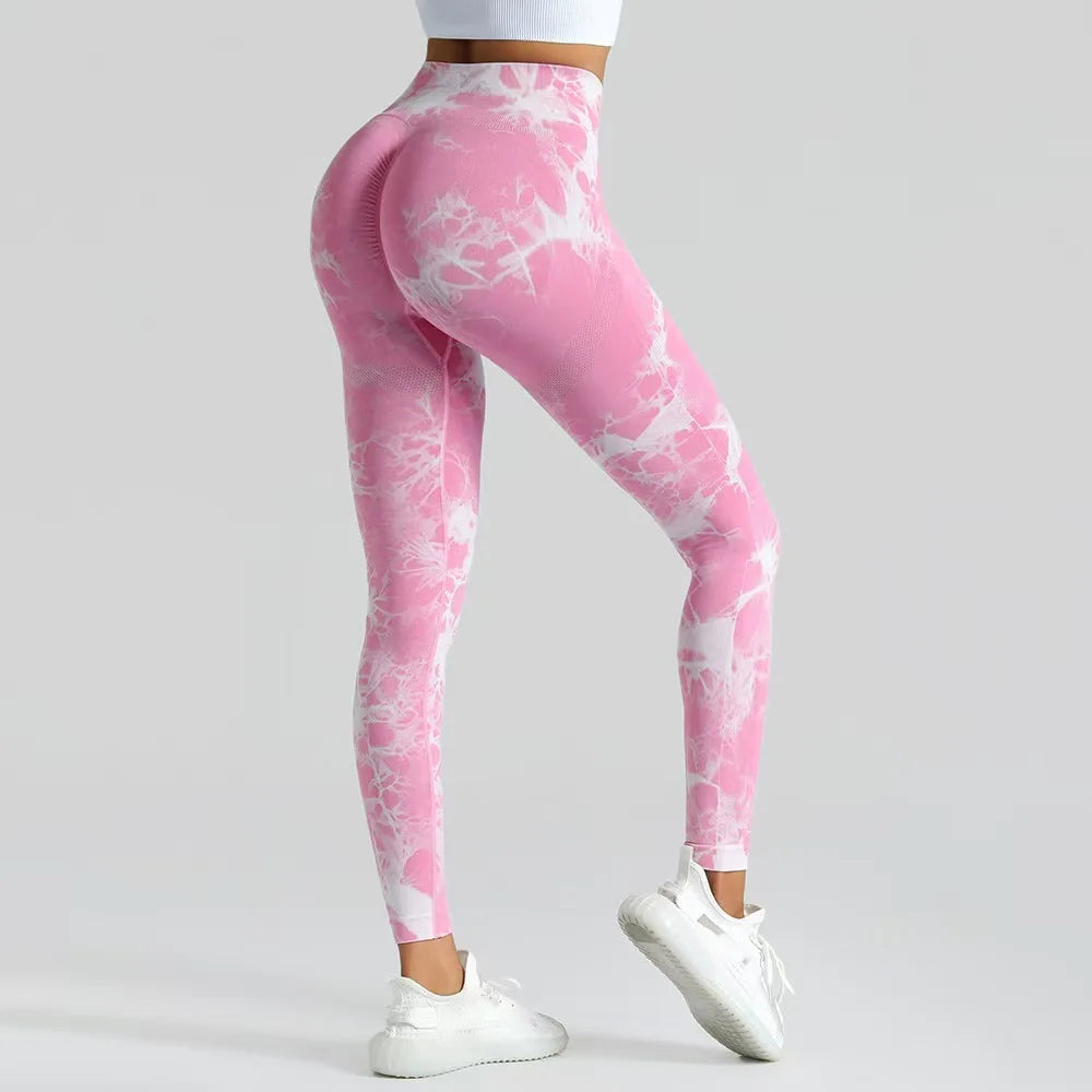 Mallas Seamless Tie-Dye Mujer