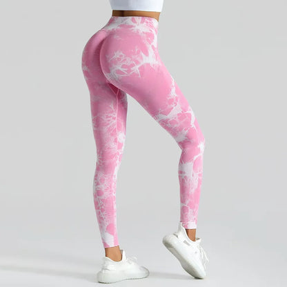 Mallas Seamless Tie-Dye Mujer