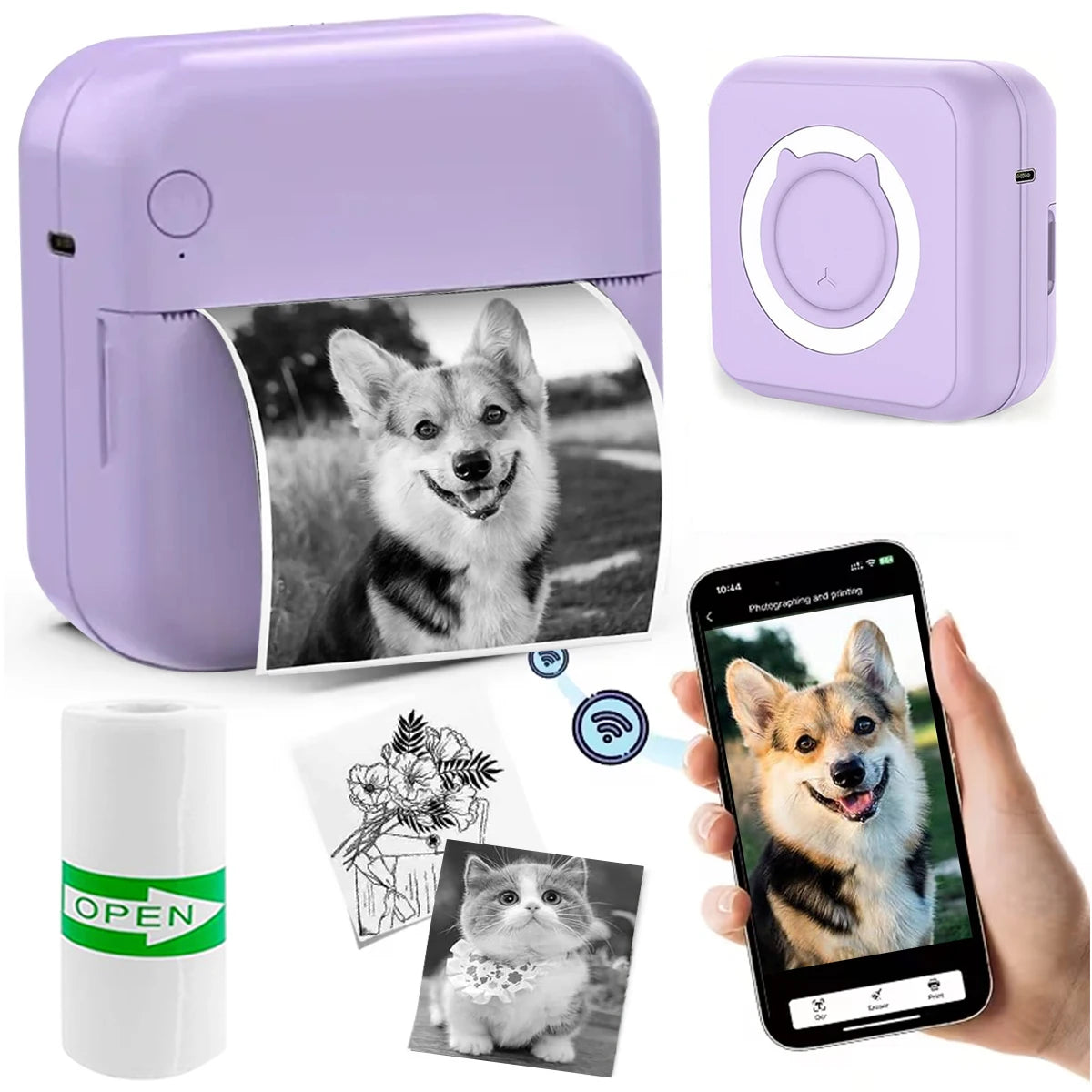 Mini impresora termica portatil