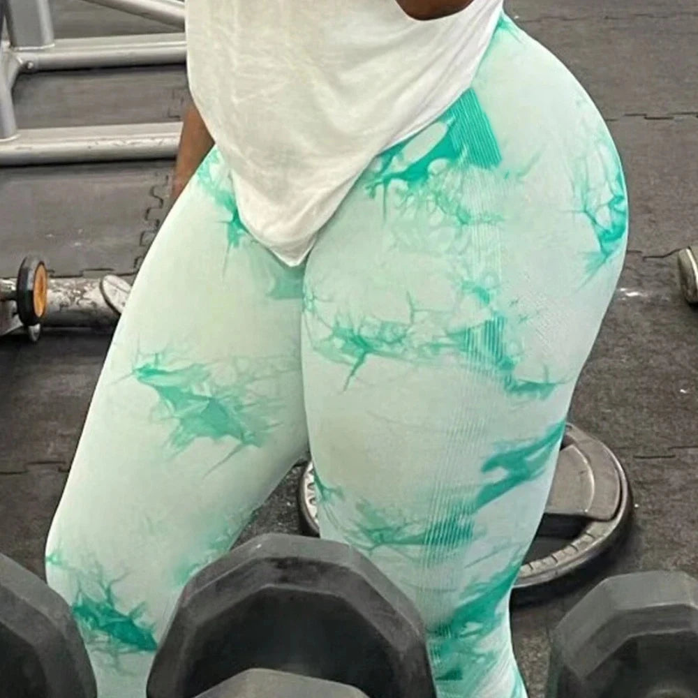 Mallas Seamless Tie-Dye Mujer