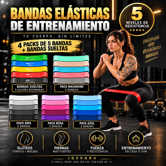 Portada de Bandas Elásticas de Resistencia con modelos tatuados
