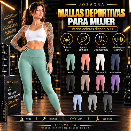 Portada de mallas deportivas para mujer Josvora