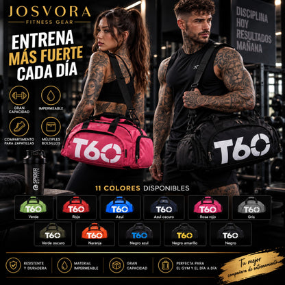 Portada de mochila unisex de gimnasio T60