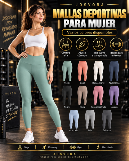 Mallas Deportivas sin Costuras para Mujer
