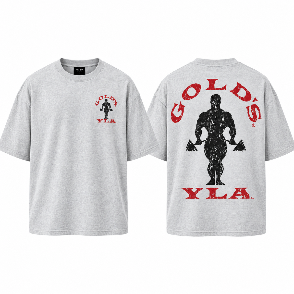 Camiseta Oversize Gym  Gold's YLA