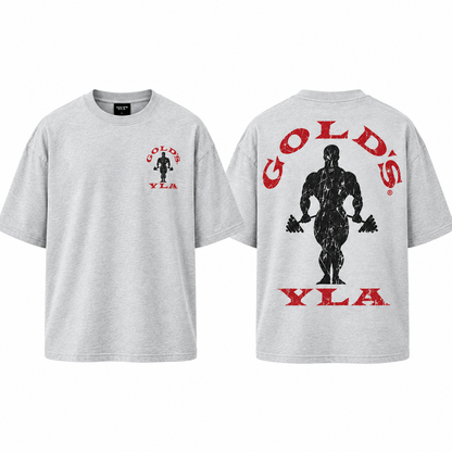 Camiseta Oversize Gym  Gold's YLA