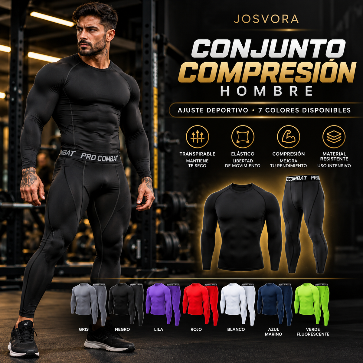 Conjunto Compresión Hombre