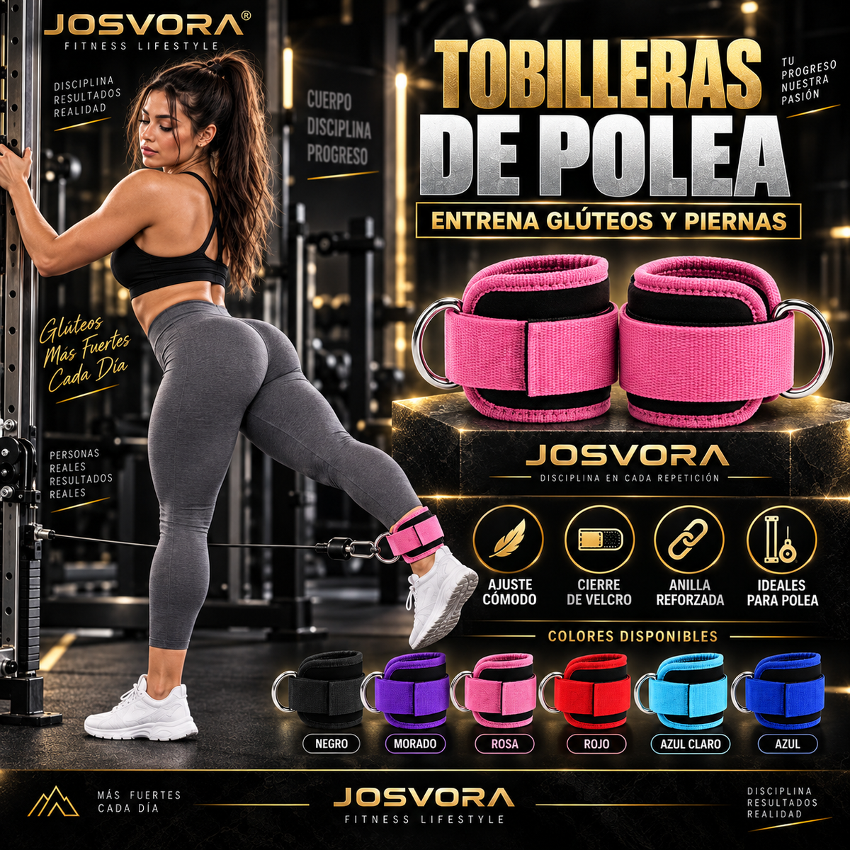 Tobillera de Polea Fitness