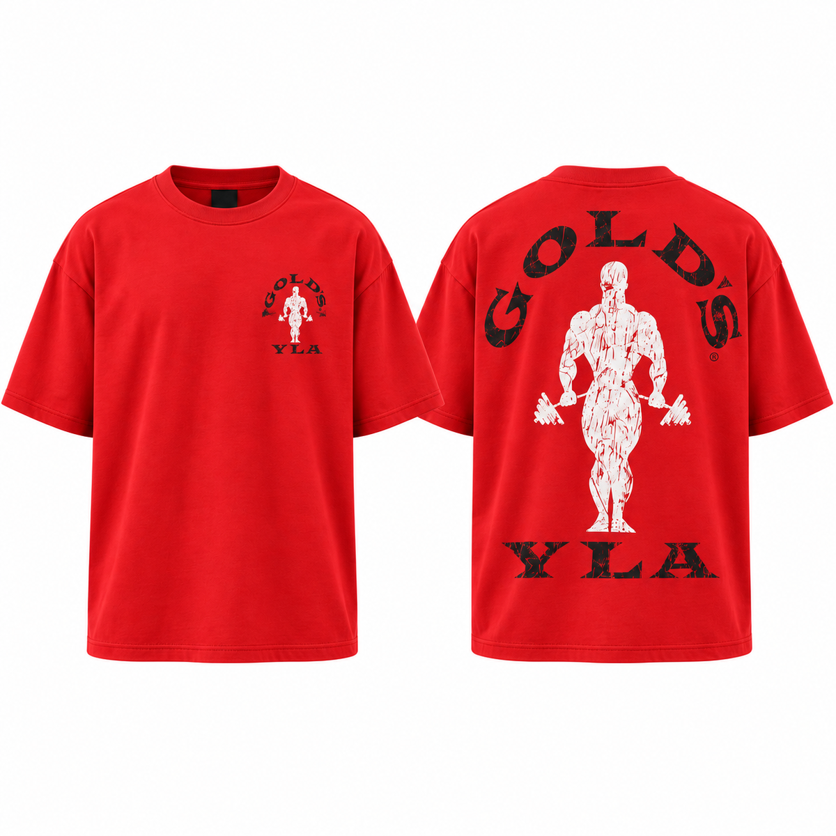 Camiseta Oversize Gym  Gold's YLA