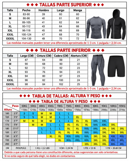 Conjunto Compresión Hombre
