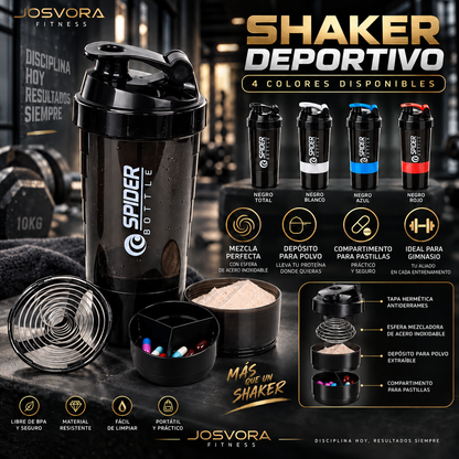 Shaker 3 en 1 para Proteína